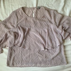 light purple blouse